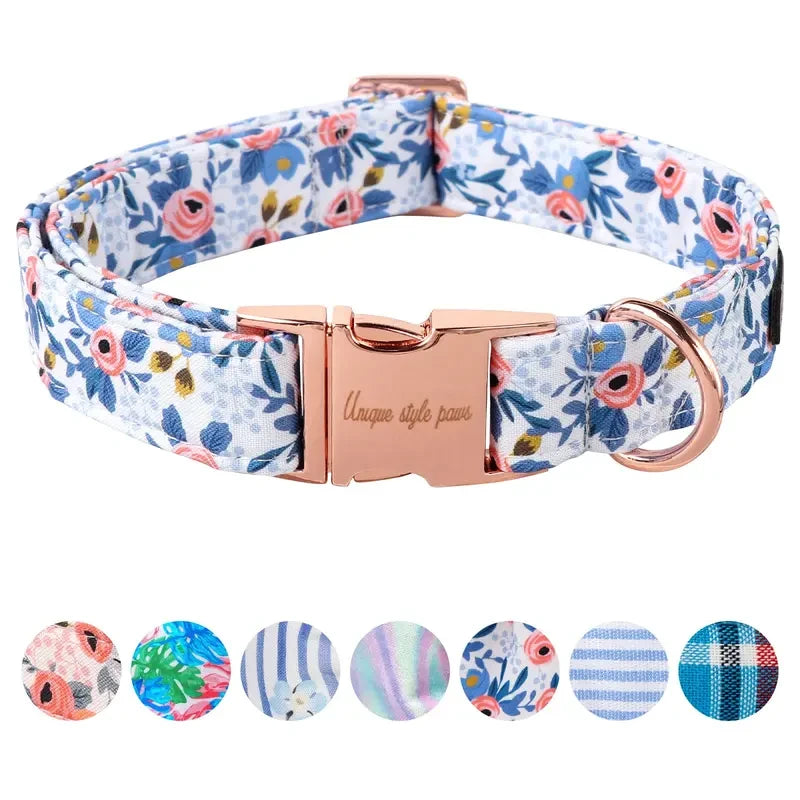 Adjustable Dog Collar With Metal Buckle